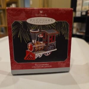 1973-1998 Anniversary Hallmark Keepsake Tin Locomotive Ornament